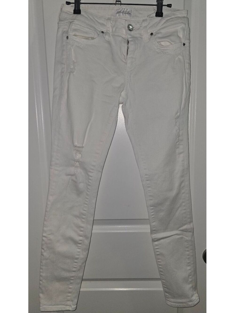Greywire Chelsea White Skinny Jeans Size 27